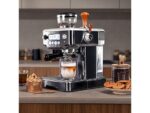 CECOTEC Cafetera express - Cecotec Power Espresso 20 Barista Steel & Grind, 20 Bares, Molinillo integrado, Vaporizador, Doble Thermoblock, 2200 W, Pla - Imagen 7