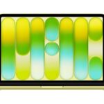 Apple MacBook Neo (2026), 13" Liquid Retina, Chip A18 Pro, CPU 6 núcleos + GPU 5 núcleos, 8GB RAM, 256GB SSD, Magic Keyboard, Cítrico, Sin AC
