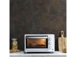 CECOTEC Minihorno eléctrico - Cecotec Bake&Toast 2300, 23 L, 1500 W, 3 modos de calor, Puerta doble cristal, Luz interior, Temporizador, Blanco - Imagen 7