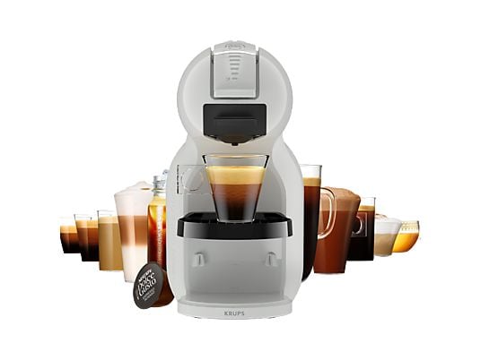 1627930_1 KRUPS Cafetera de cápsulas - Krups Nescafé® Dolce Gusto® Mini Me 2, 15 bar, 0.8 l, 1600 W, Compacta, Gris ártico - Imagen 1