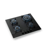 KLARSTEIN Placa de gas - KLARSTEIN Velaire, 4 zonas, 60 cm, Negro - Imagen 3