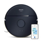 PHILIPS Robot aspirador - PHILIPS XU2000/15, 15 W, Potencia de succión 6000 kPa, Depósito 0,38 l, Autonomía 1 min, Azul