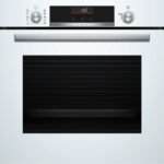BOSCH Horno multifunción - BOSCH HBG536EW3, Integrable, Hidrolítica, 71 l, 59,4 cm, Blanco