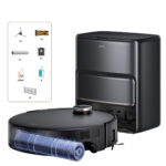 MOVA TECH Robot aspirador - MOVA TECH Z60 Ultra Roller Complete, 700 W, Potencia de succión 28000 kPa, Depósito 0,24 l, Autonomía 1 min, Negro