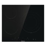 HISENSE Placa de vitrocerámica - HISENSE E6332BSCE, 3 zonas, 59 cm, Negro