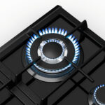 KLARSTEIN Placa de gas - KLARSTEIN Verosteel, 4 zonas, 58,40 cm, Negro - Imagen 6