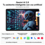 TABWEE T50 Android 16, 128 GB, Gris, 11 " HD+, 6 GB RAM, Unisoc T615(Octa core), Tablet Android - Imagen 4