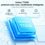 TABWEE T50 Android 16, 128 GB, Gris, 11 " HD+, 6 GB RAM, Unisoc T615(Octa core), Tablet Android - Imagen 6