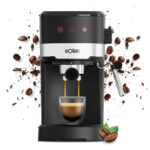 SOLAC Cafetera espresso - SOLAC TASTE SLIM BASIC CE4531, 20 bar, 1100 W, Negro