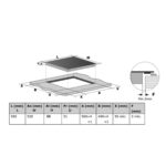 SIXHOME Placa Vitrocerámica - SIXHOME SXHPV60N1, 3 zonas, 59 cm, Negro - Imagen 4