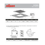 NILSON Placa de vitrocerámica - NILSON NV3600, 3 zonas, 59 cm, Cristal negro - Imagen 7