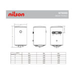 NILSON Termo eléctrico - NT8000 NILSON, Blanco - Imagen 7