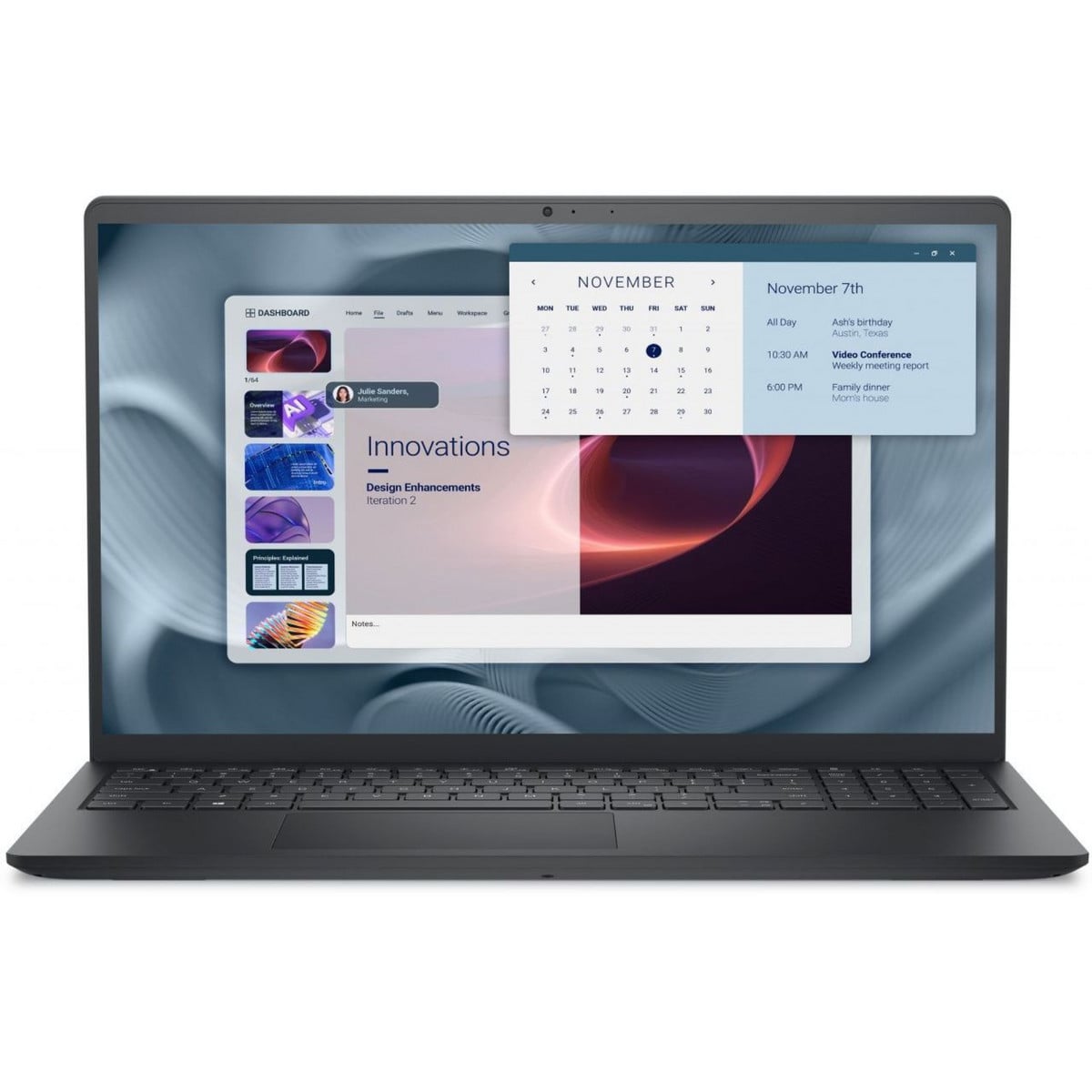 168356516_1 DELL Portátil - DELL PRO 15 ESSENTIAL PV15250 5503Y, 15,6 ", Intel Core i7-1355U, 16 GB RAM, 1 TB SSD, Onboard Graphics, Windows 11 Pro, Negro - Imagen 1