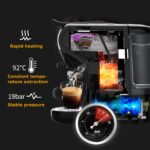 HIBREW Cafetera de cápsulas - HIBREW H1A, 19 bar, 1450 W, negro - Imagen 2