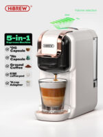 HIBREW Cafetera de cápsulas - HIBREW H2B, 19 bar, 1450 W, Blanco - Imagen 2