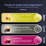 HIBREW Cafetera de cápsulas - HIBREW H17, 20 bar, 1400 W, gris - Imagen 8