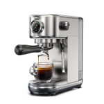 HIBREW Cafetera espresso manual - HIBREW H10B, 20 bar, 1350 W, plata