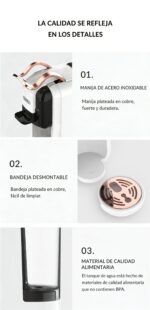 HIBREW Cafetera de cápsulas - HIBREW H2A, 19 bar, 1450 W, Negro / Blanco - Imagen 7