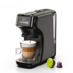 HIBREW Cafetera de cápsulas - HIBREW H1B, 20 bar, 1450 W, Negro / Beige