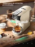 HIBREW Cafetera de cápsulas - HIBREW H1B, 20 bar, 1450 W, Negro / Beige - Imagen 2