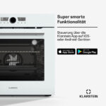 KLARSTEIN Horno convencional - KLARSTEIN Illuminosa, Integrable, 73 l, 56,50 cm, Blanco - Imagen 2