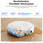 NARWAL Robot aspirador - NARWAL Robot Aspirador Narwal Freo Galaxy Plata con Lavado Automático del Mopa, Potencia de succión 22,000 kPa, Depósito 2,5 - Imagen 6