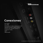 TD SYSTEMS TV LED 50" - TD SYSTEMS M50C22TIZEN Tizen 8.0 by Samsung, UHD 4K, Arm Cortex A53x4, Smart TV, DVB-T2 (H.265), Negro - Imagen 7