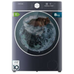 CECOTEC Lavadora secadora doble - CECOTEC Bolero Wash&Dry 8580 Inverter Ice Blue, 10 kg + 5 kg, 300