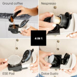 TAURUS Cafetera espresso - TAURUS MOKA BARI, 1400 W, 0,65 l, Crema - Imagen 4