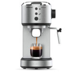 TAURUS Cafetera espresso - TAURUS EUFORIA COMPACT, 1350 W, 1 l, 2 tazas, Metálico