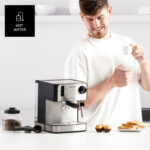 TAURUS Cafetera espresso - TAURUS INTENSO MOKA, 850 W, 2 tazas, Gris - Imagen 3
