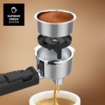TAURUS Cafetera espresso - TAURUS INTENSO MOKA, 850 W, 2 tazas, Gris - Imagen 4