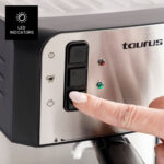 TAURUS Cafetera espresso - TAURUS INTENSO MOKA, 850 W, 2 tazas, Gris - Imagen 6