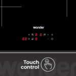 WONDER Placa de inducción - WONDER WI3602B, 3 zonas, 59 cm, Cristal negro - Imagen 2
