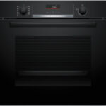 BOSCH Horno multifunción - BOSCH Serie 6 HBG536EB4, Integrable, Hidrolítica, 71 l, 594 mm, Negro