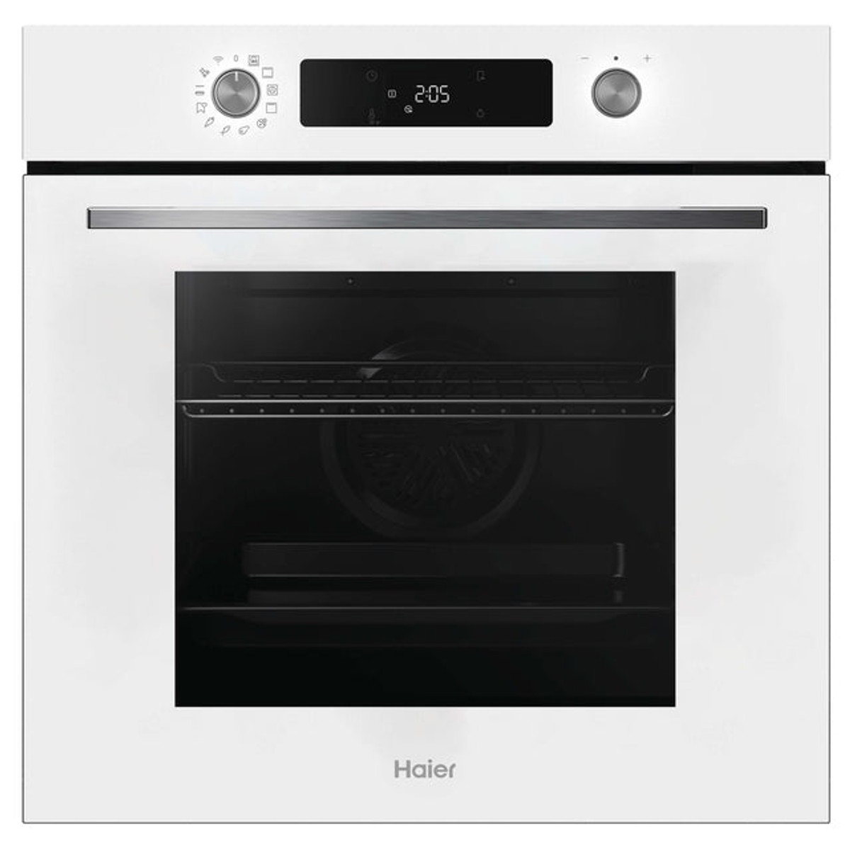 174945122_1 HAIER Horno multifunción - HAIER H6 ID23B3YTW, Integrable, Pirolítico + hidrolítico, 78 l, 595 mm, Blanco - Imagen 1