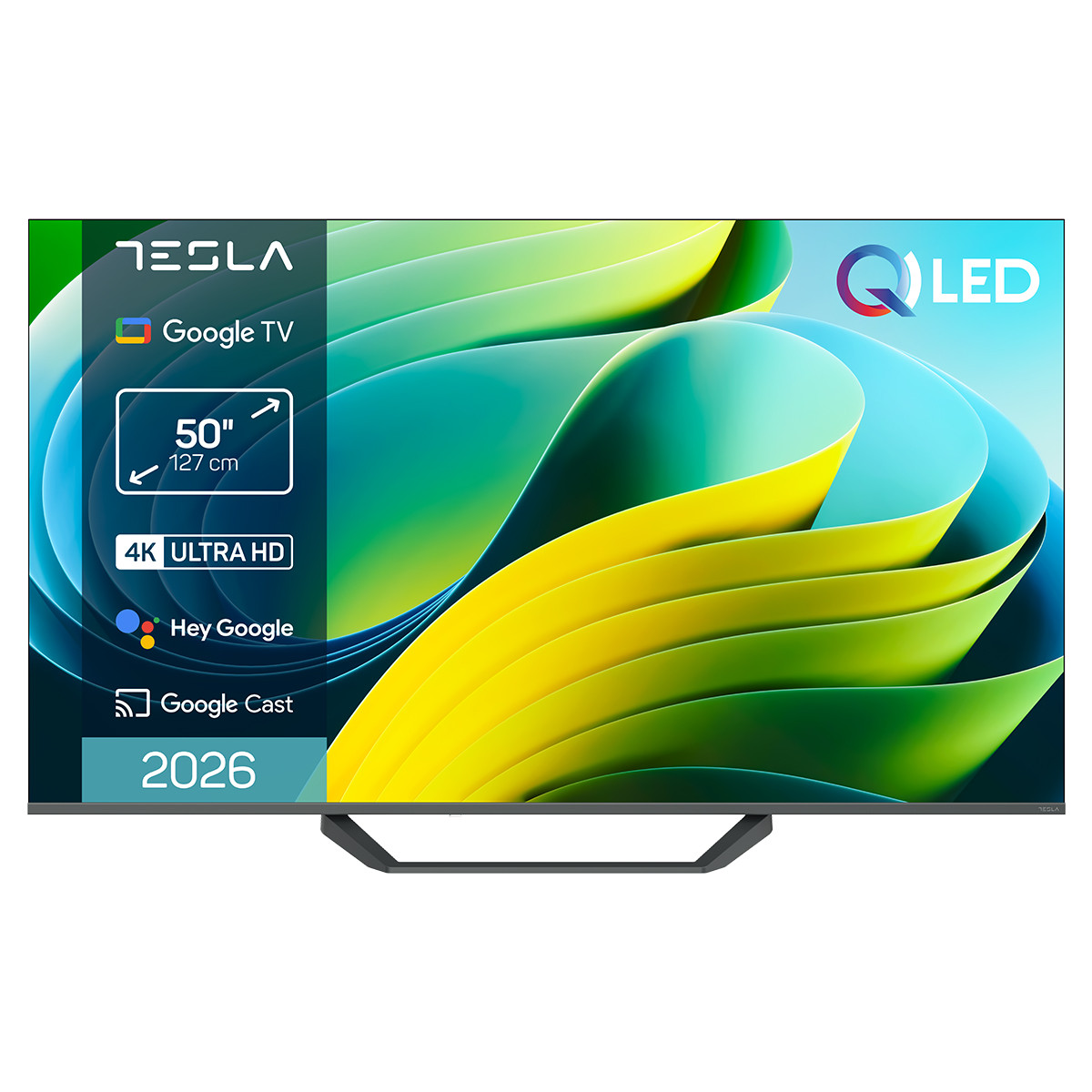 175087070_1 TESLA TV QLED 50" - TESLA Smart TV 50" QLED Q50E655GUS, Full-HD, Gris - Imagen 1