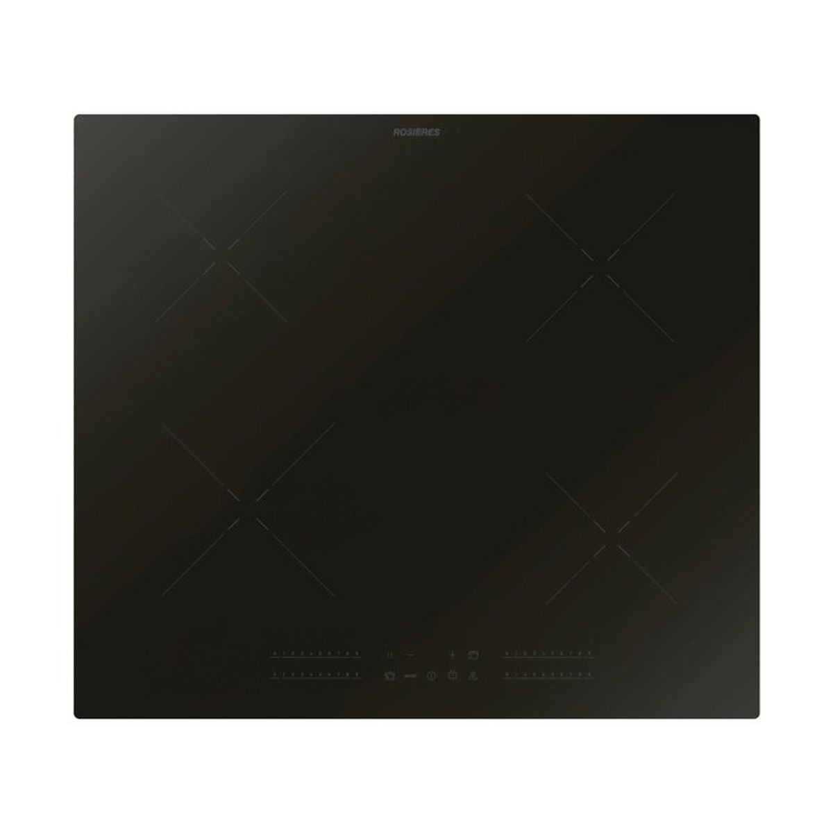 175095052_1 ROSIERES Placa de vitrocerámica - ROSIERES RI642CBB, 4 zone(s) zonas, 590 mm, Negro - Imagen 1