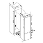 CECOTEC Vinoteca integrable - CECOTEC Bolero CoolMarket Combi BI-S MC 232 E, Altura 177,2 cm, 300 - Imagen 2