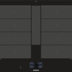 SIEMENS Placa de vitrocerámica - SIEMENS EX675JYW1E, 5 zonas, 602 mm, Negro