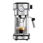 CECOTEC Cafetera Express - CECOTEC Cafelizzia 790 Steel Pro, 20 bar, 1350 W, 2 tazas, 300