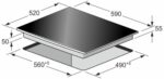 KAISER Placa de vitrocerámica - KAISER KCT 6715 F W Ara, 4 zonas, 590 mm, Glaskeramik - Imagen 4