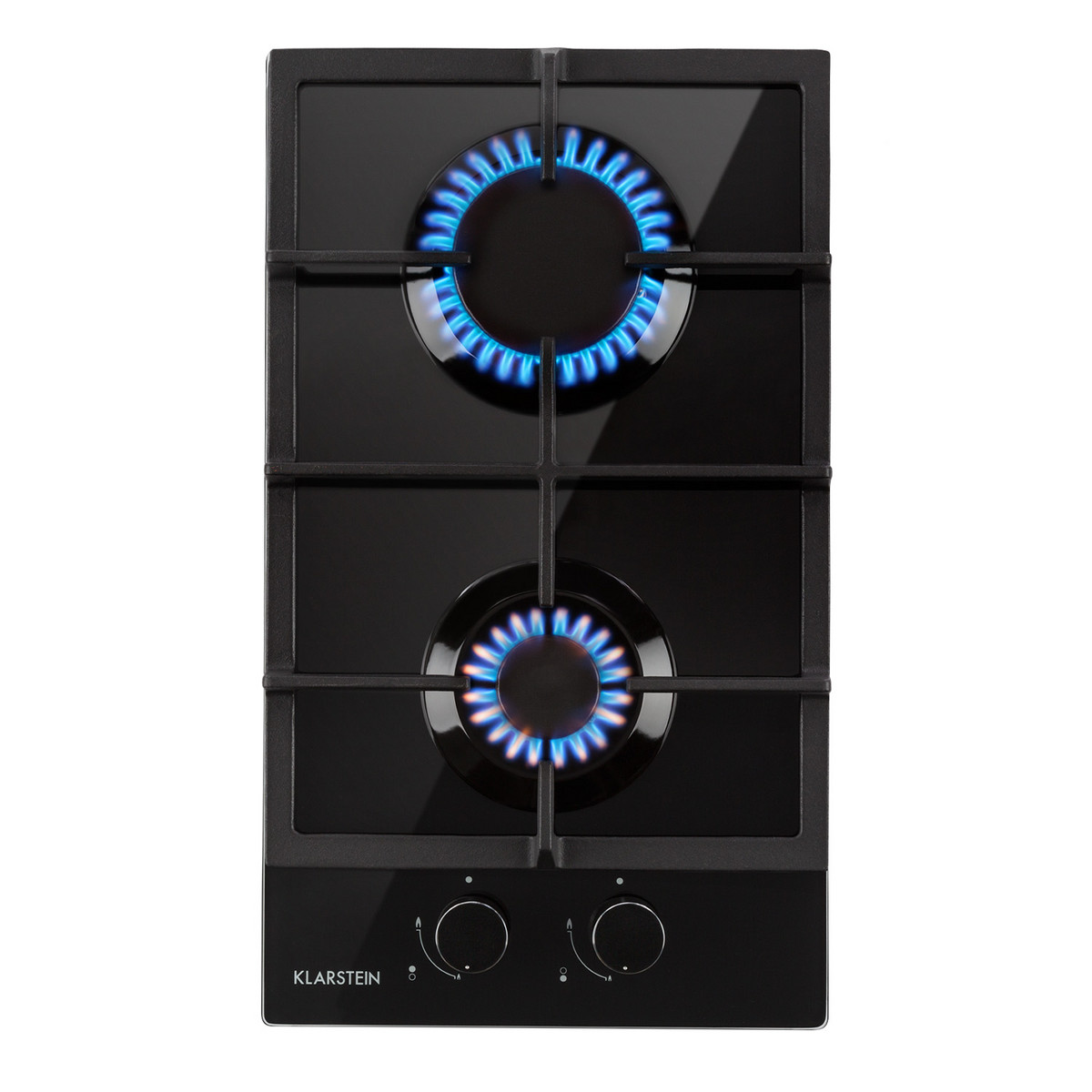 85612383_1 KLARSTEIN Placa de gas - KLARSTEIN Ignito Domino, 2 zonas, 30 cm, Negro - Imagen 1