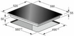 KAISER Placa de vitrocerámica - KAISER 46127352, 4 zonas, 59 cm, Blanco - Imagen 3