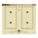 KAISER Placa de inducción - KAISER 46127413, 4 zonas, 59 cm, Elfenbein