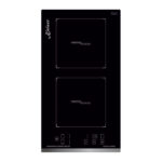 KAISER Placa de vitrocerámica - KAISER 46127284, 2 zonas, 28,8 cm, Negro