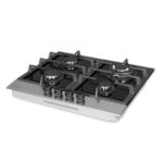 KLARSTEIN Placa de gas - KLARSTEIN Alchemist, 4 zonas, 58,30 cm, Plata - Imagen 2