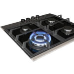 KLARSTEIN Placa de gas - KLARSTEIN Alchemist, 4 zonas, 58,30 cm, Plata - Imagen 3