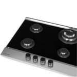 KLARSTEIN Placa de gas - KLARSTEIN Alchemist, 4 zonas, 58,30 cm, Plata - Imagen 5