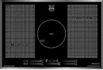 KAISER Placa de vitrocerámica - KAISER EH 6326 SP, 5 zonas, 77 cm, Negro